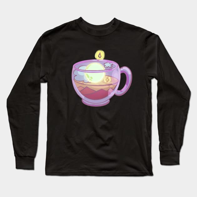 a cup of night Long Sleeve T-Shirt by KaylaPhan